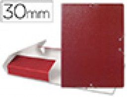Carpeta de proyectos Liderpapel Folio lomo 30 mm. Roja
